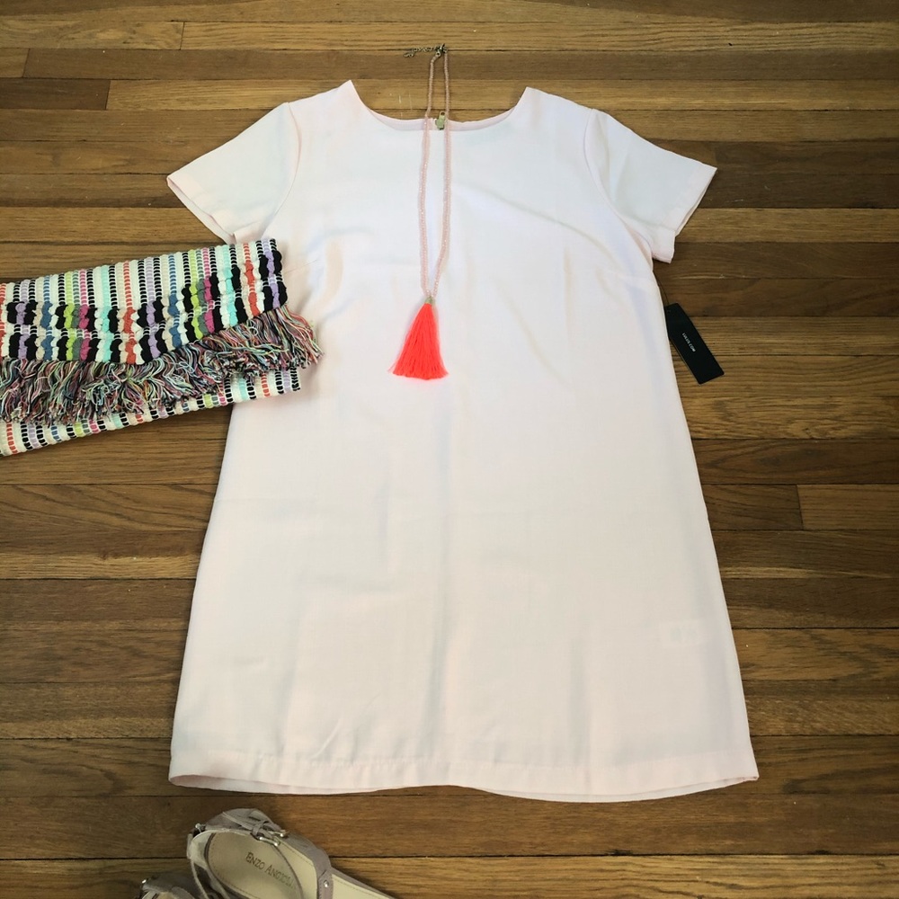 Lulu’s peach swing mini dress sz Med lovely color